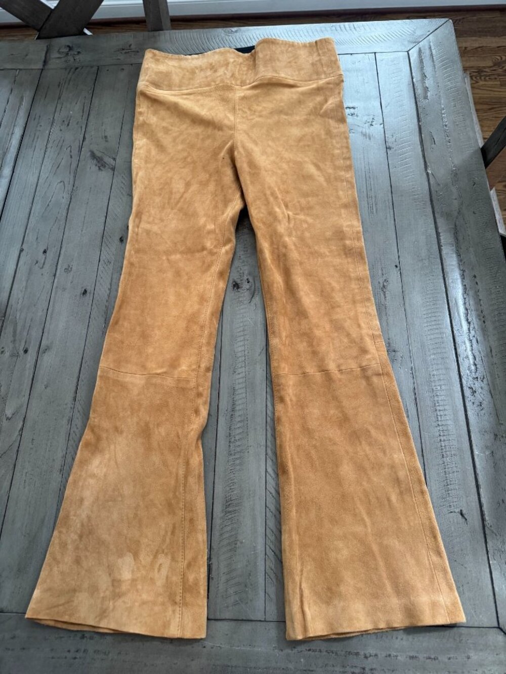 SPRWMN Ankle Flare Suede Pants Nutmeg Size Medium